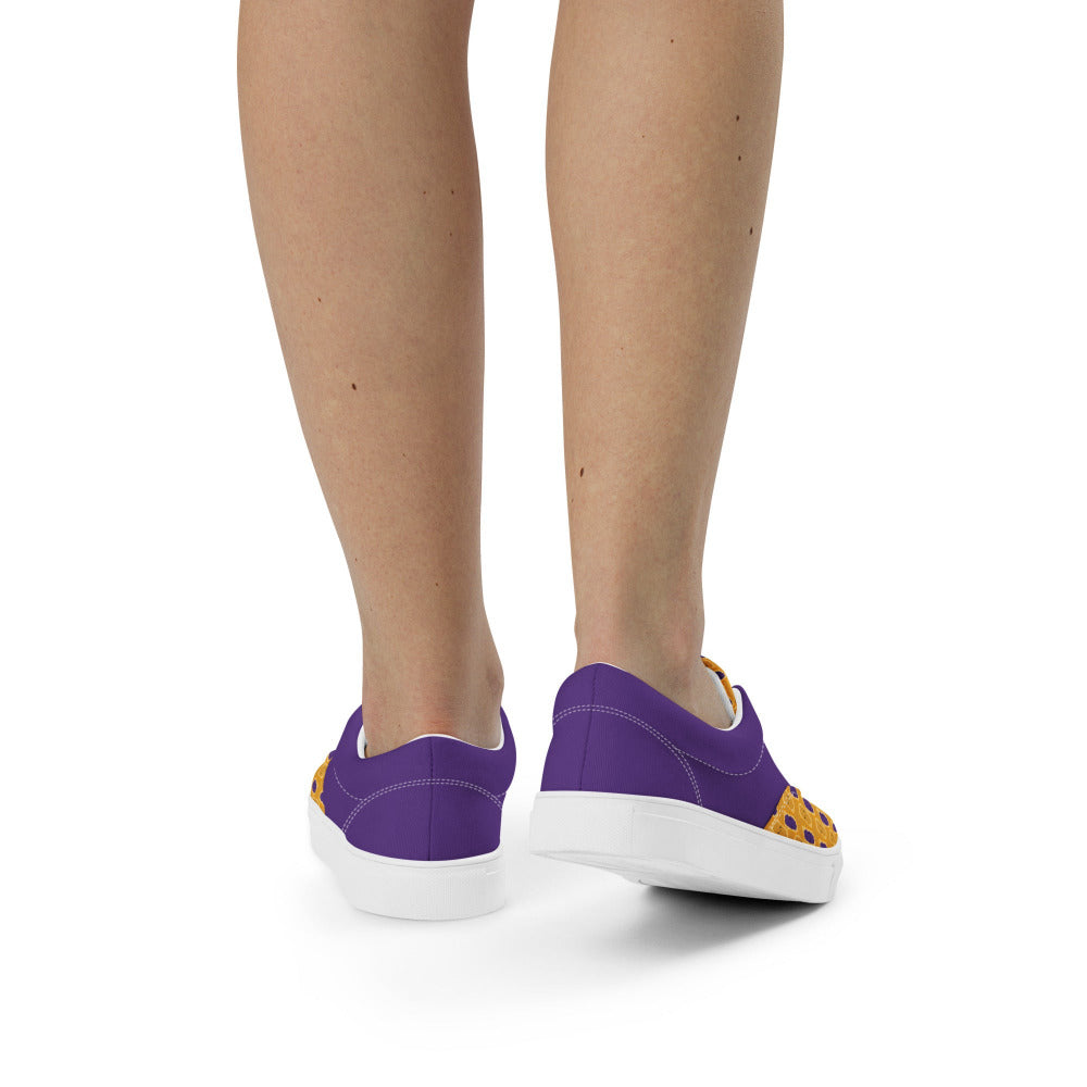 Peanut Butter and Jelly Womens Canvas Sneakers - https://ascensionemporium.net